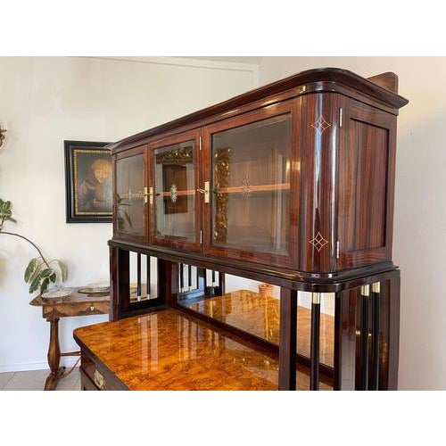 Art Nouveau Credenza Bookcase For Sale - Image 17 of 18