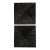 Pair of Kyoto Concave Hand-Carved Wall Panels From Studio a Home by Global Views – Matte Black For Sale