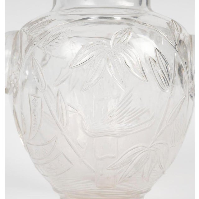 Japanese-style baccarat crystal vase from the napoleon iii period, 19th century. Japanese-style baccarat crystal vase from...