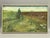 Oil paint on stretched canvas painting entitled "Spring Plowing" Martha's Vineyard by Jean Spencer. Circa 1960-70. Signed...