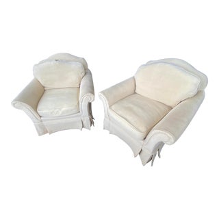 21st Century Transitional Club Chairs by Pearson Furniture Company - a Pair For Sale