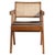 DETAILS Each mid century modern armchair is crafted of solid teak with a raked, low caned backrest, square caned seat,...
