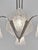 Art Deco Degue French Art Deco Multi-Light Chandelier 1930s - Frosted Glass & Nickeled Bronze For Sale - Image 3 of 14