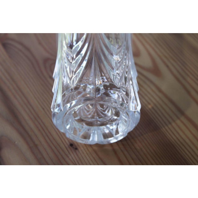 Vintage Art Deco Vase in Glass, 1930s For Sale - Image 9 of 11