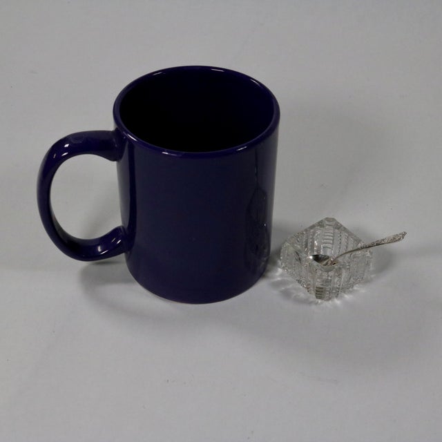 1940's Westmorland Salt Dips and Sterling Silver Salt Spoons Milburn Rose - Set of 3 For Sale - Image 10 of 10