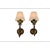 Gold Vintage Brass Wall Lights, 1940s, Set of 2 For Sale - Image 8 of 8