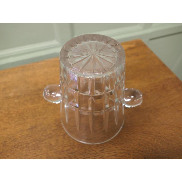 1930s French Art Deco Hand-Cut Crystal Wine Cooler, 1930 For Sale - Image 5 of 6