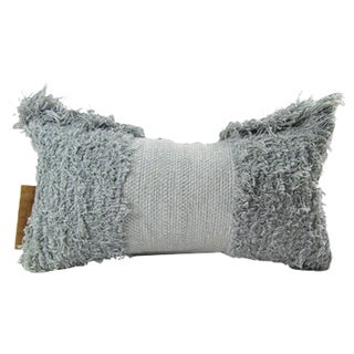 Grey Furry Pillow by R & U Atelier For Sale