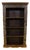 Carved Wooden Bookcase with Floral Motifs and Stylized Figures For Sale