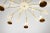 Mid-Century Ivory Brass Chandelier, 1960s For Sale - Image 6 of 11