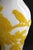 1900 - 1909 Antique 14” Chinese Imperial Yellow Peking Glass Vase, Hand Carved, C1910 For Sale - Image 5 of 13