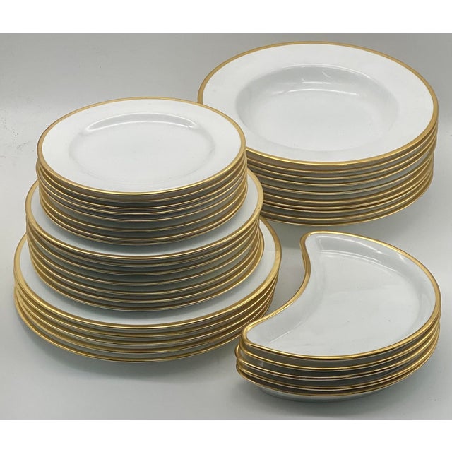 Vintage Gold Rimmed Spode Pattern 6393 Dinnerware Set Chairish
