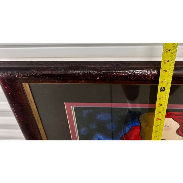 1990s 1990s Linda Le Kinff La Debutante Framed Art Print Signed Limited Edition 16/350 For Sale - Image 5 of 7