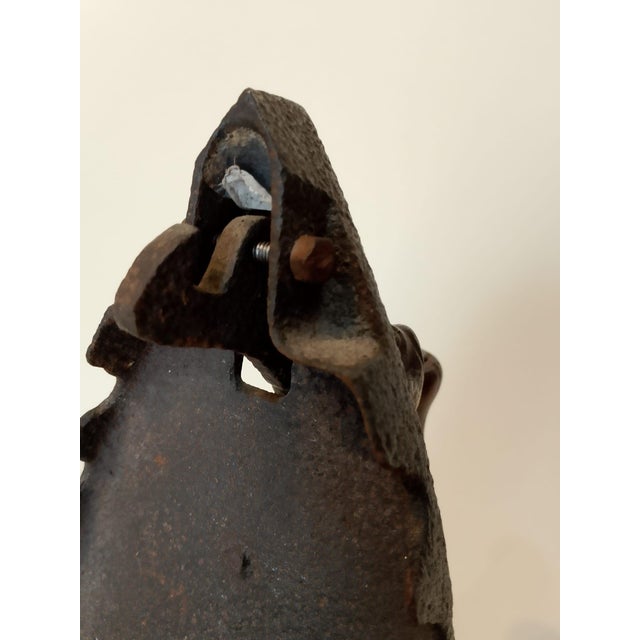 Figural Iron with Wooden Handle, 1900s For Sale - Image 7 of 9
