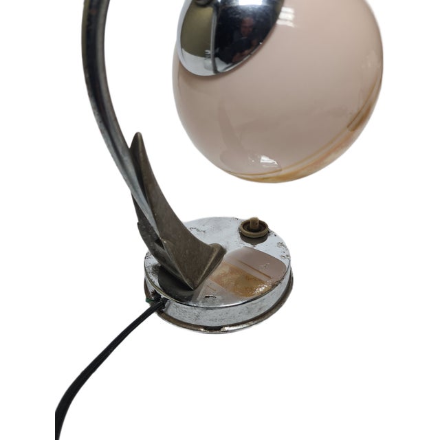 Art Deco Bedside Lamp, Former Czechoslovakia, 1950s For Sale - Image 15 of 18