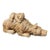 Vintage Large Hand Carved Wooden Bear and a Cub Sculptural Figure For Sale