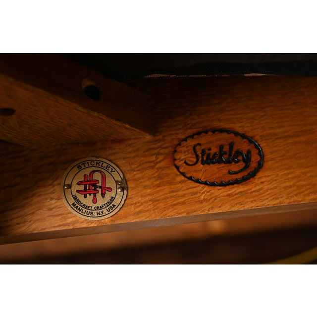 Stickley Mission Oak Arts and Crafts Settle Sofa For Sale - Image 11 of 12