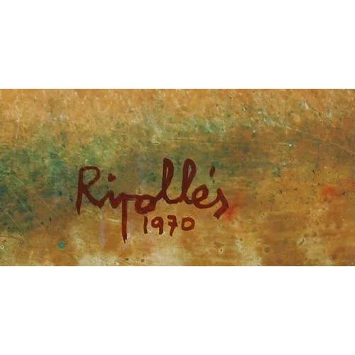 Impressionist Woman with Flowers, Juan Garcia Ripolles, Painting For Sale - Image 3 of 6