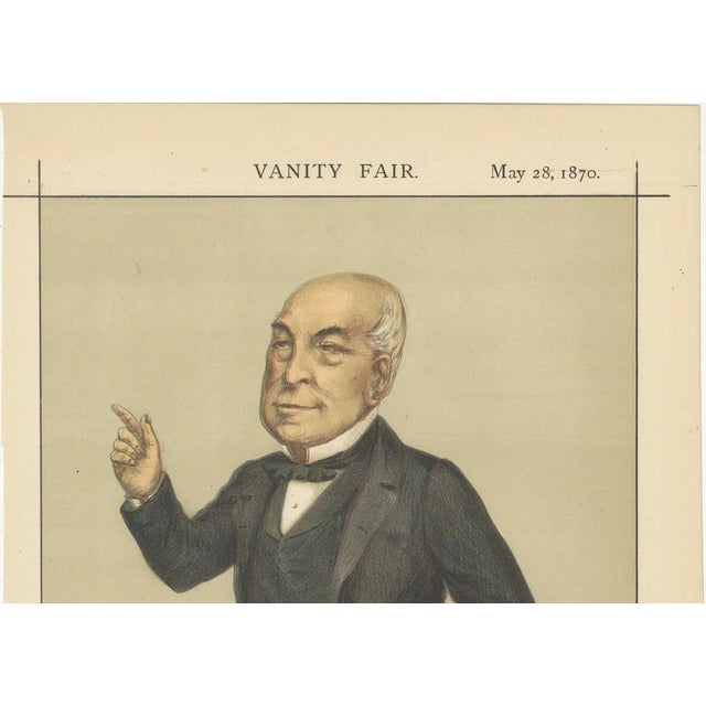 Ralph Bernal Osborne, Caricature Vanity Fair Statesmen, 1870, Paper For Sale - Image 9 of 10