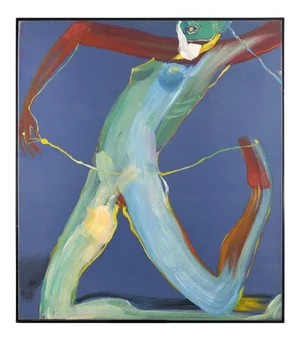 Anastasia Kurakina, Composition, Oil Painting on Cardboard, 2000s