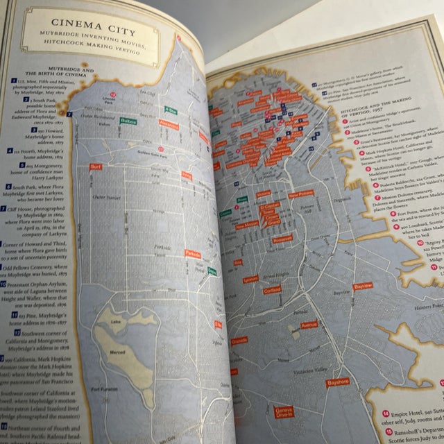 Tan 2010 Infinite City a San Francisco Atlas Book For Sale - Image 8 of 11