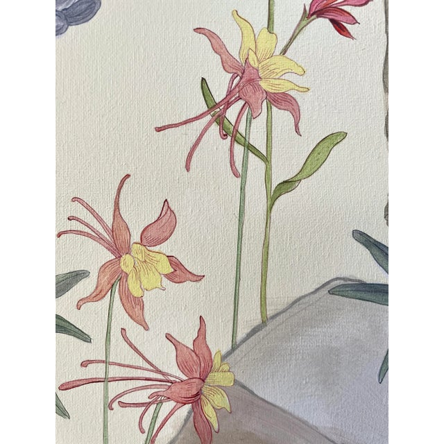 "Mountain Time" Scenic Mountain Landscape Painting by Allison Cosmos For Sale - Image 10 of 13