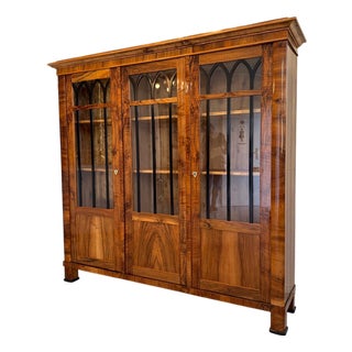 Antique Biedermeier Display Cabinet, 1890s For Sale