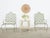 Whimsical set of five iron patio and garden armchairs made in the style and manner of Rose Tarlow. The chairs feature...