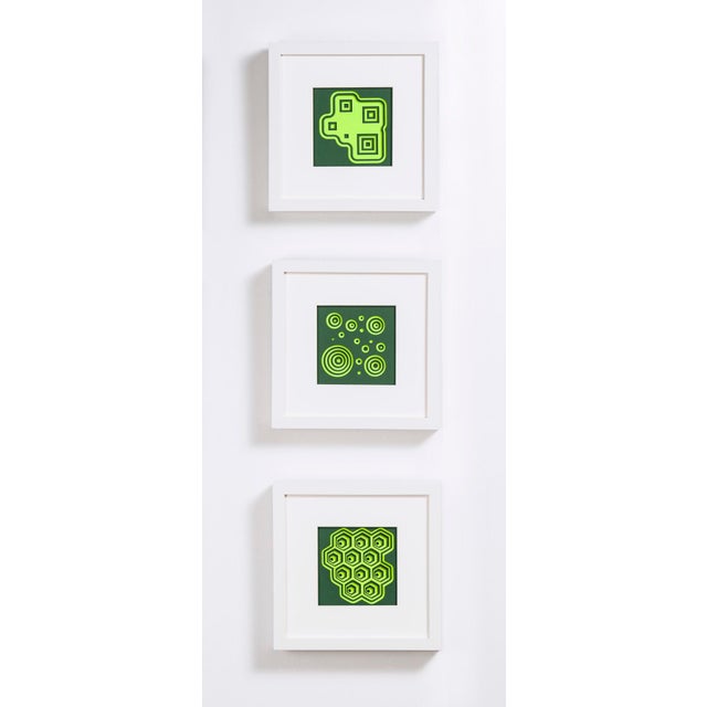 Neon Ivy by Daria Aksenova | Hand cut, suspended, layered coloured paper abstract shapes For Sale