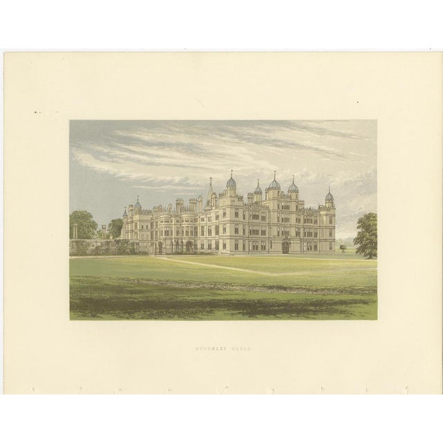 Victorian Country House Views, 1850, Set of 6 For Sale - Image 6 of 9