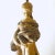 Circa 1960s figural girl with wheat chalk-ware table lamp with an ivory finish. Dimensions: 7” x 7” x 25.5” (height is to...
