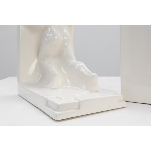 Ceramic Bookends by Godofridus Boonekamp for Plateelbakkerij Schoonhoven, 1920, Set of 2 For Sale - Image 10 of 15