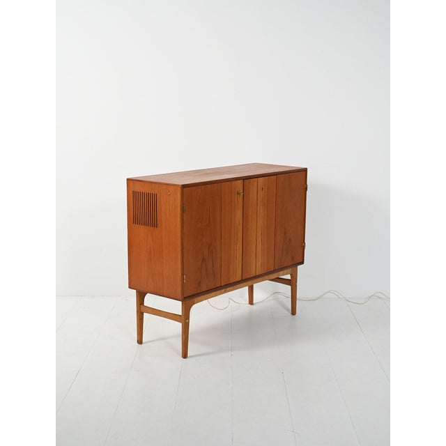 Scandinavian Teak Bar Cabinet, 1950s For Sale - Image 6 of 13