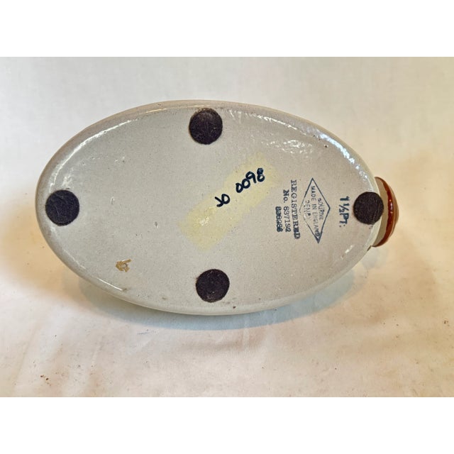 Off-white Early 20th Century English Stoneware - Hot Water Bottle For Sale - Image 8 of 9