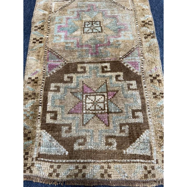 Contemporary Turkish Yastik Rug 1'4" x 2'11" For Sale - Image 3 of 5