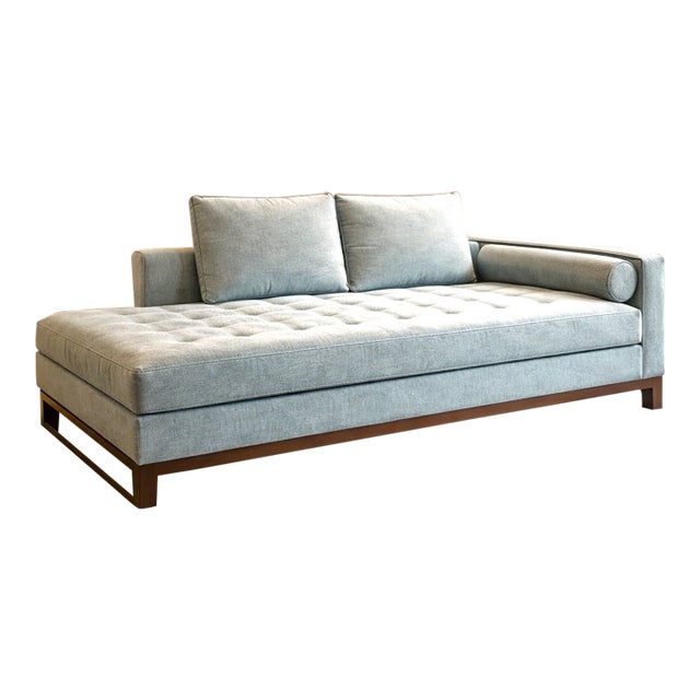 Britney Velvet Chaise Lounge For Sale