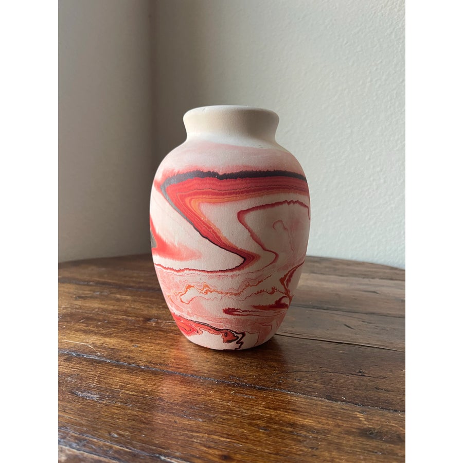 Nemadji Pottery Vase 7” | Chairish