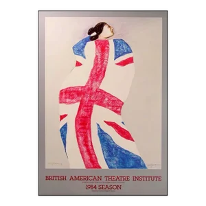 1984 "Brittania" RC Gorman British American Institute Poster