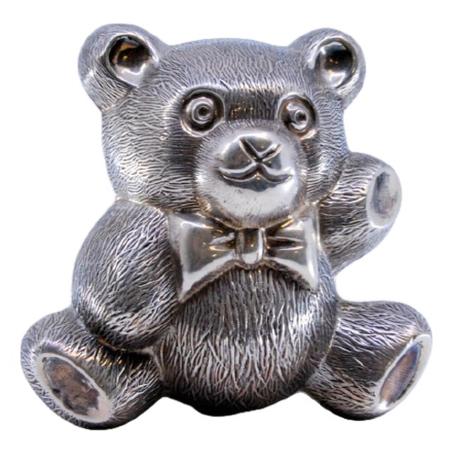 Bear in Matte Silver For Sale