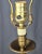 1990s Ethan Allen Adjustable "Telescope" Brass Table Lamp For Sale - Image 10 of 13