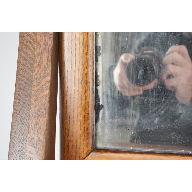 Antique American Empire Oak Bedroom Dresser For Sale - Image 4 of 15