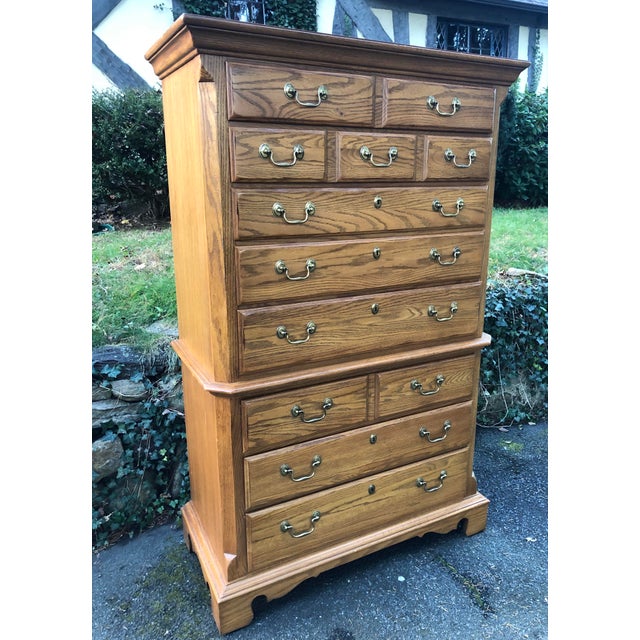 Thomasville American Oak Chest Chairish