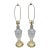 Late 20th Century Cut to Clear Crystal Table Lamps With Brass Bases - a Pair For Sale