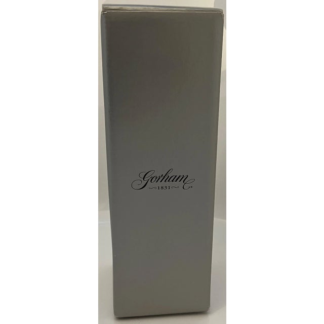 Early 21st Century Early 21st Century Gorham Bud Vase Full Lead Crystal For Sale - Image 5 of 11