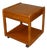 Vintage Side Table on Wheels with Drawer, 1990s For Sale