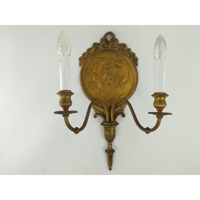 Empire Wall Light with Mythological Motif For Sale - Image 10 of 10