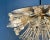 Metal Mid-Century Austrian Flower Snowflake Pendant Lamp by Emil Stejnar for Rupert Nikoll, Vienna, Austria, 1950s For Sale - Image 7 of 18