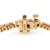 Metal 10k Yellow Gold 8.42ct Round Diamond 4 Prongs Chain Tennis Necklace For Sale - Image 7 of 8
