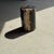 Side Table in Black Petrified Wood with Beige Stripes and Sides For Sale - Image 11 of 18