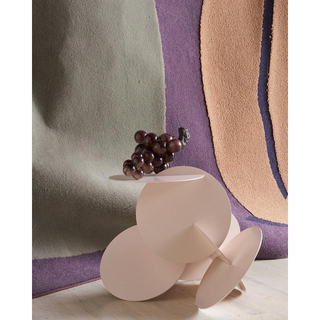 Metal Paper Plates Side Table by House of Frankie Lou X Manifold For Sale - Image 7 of 12